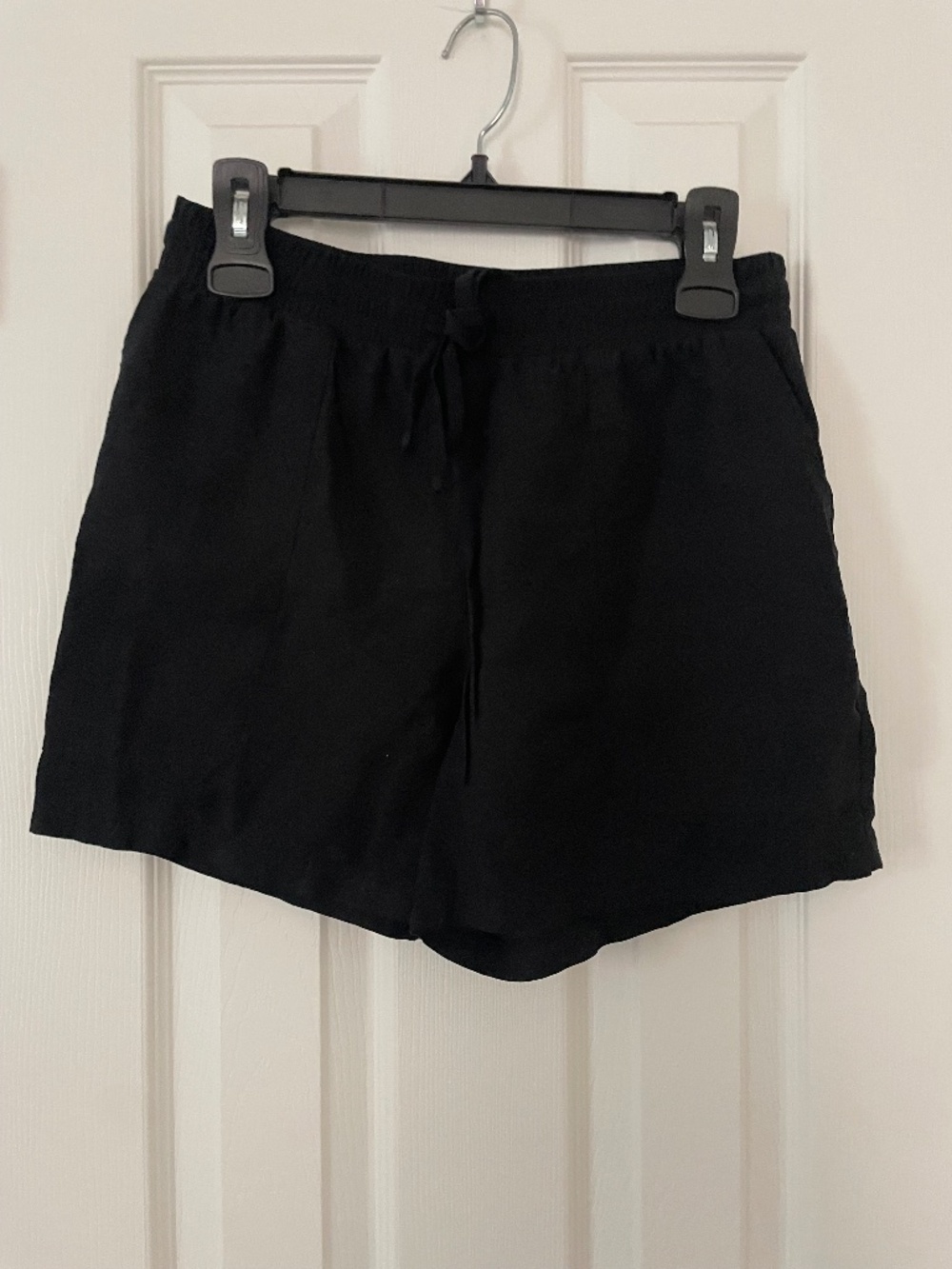 Black Pull On Shorts